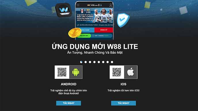ứng dụng W88 Mobile